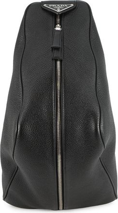 Prada Black Leather Backpack (Pre-Owned)