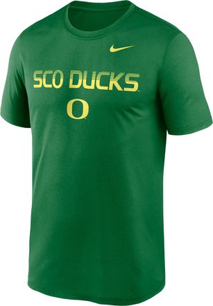 Nike Oregon Primetime Kinetic Mantra Legend Nike Mens Dri-FIT College T-Shirt in Green | NKGK30DUON-XP8