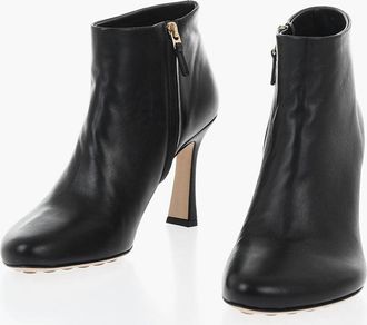 Bottega Veneta Stivaletti in Pelle RANA con Zip Interna 10cm Bottega Veneta