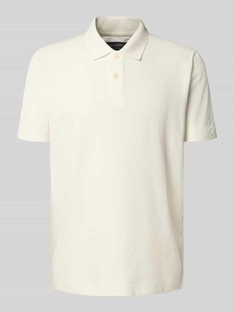 Marc O'Polo Regular Fit Poloshirt aus Baumwoll-Mix in Offwhite, Größe XXXL