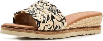 Andr&eacute; Assous Nessie Womens Sandals Natural/Black : 10 M, Textile