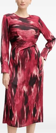 Joseph Ribkoff Abito con stampa - Rosso