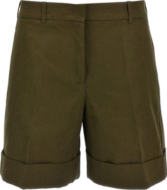 Jil Sander Linen Bermuda Shorts