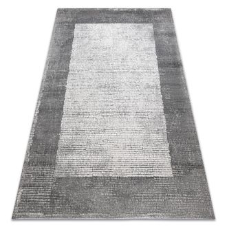 RugsX Rugsx - Alfombra Noble Moderna 9730 65 Marco Vintage - Structural Dos Niveles De Vell&oacute;n Crema / Gris Beige 200x290 Cm