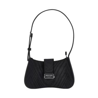 Emporio Armani Mini borsa bowling in pelle nappa - - Bags - Donna - Nero - ONE SIZE