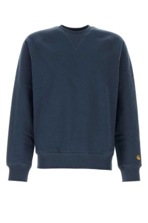 Carhartt Work in Progress Carhartt Wip Navy Blue Cotton Blend Chase Sweat