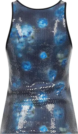 Diesel Womens Sleeveless Top T-Unky Multicolour Polyamide Tops