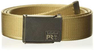 Timberland Mens Cut to Fit Adjustable Web Belt 38mm, Khaki, Size 32-44