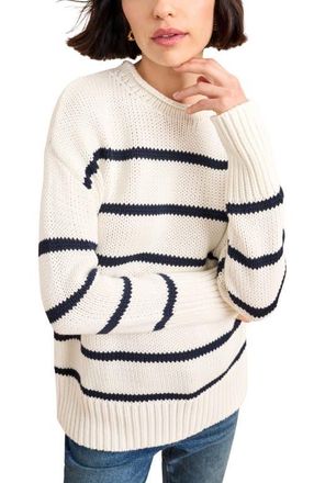 La Ligne Marina Sweater in Cream/navy at Nordstrom, Size X-Small