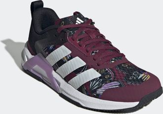 adidas Trainingsschuh ADIDAS PERFORMANCE DROPSET CONTROL, Damen, Gr. 40, amazon rot, cloud wei&szlig;, violet fusion, Textil, Schuhe Trainingsschuh