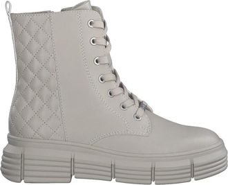 s.Oliver Beige Casual Gesloten Booties - Dames - Veterlaarzen - Beige - 40 EU - Schoenen