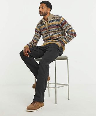 Joe Browns 1/4 Zip Fairisle Jumper