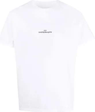 Maison Margiela White Logo Cotton T-shirt