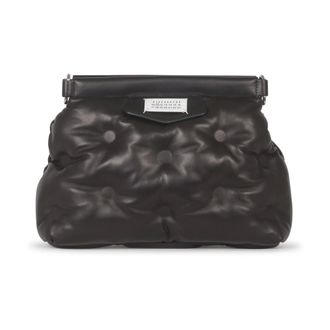 Maison Margiela Clutches, female, Black, Size: ONE SIZE Black Glam Slam Classique Small Bag