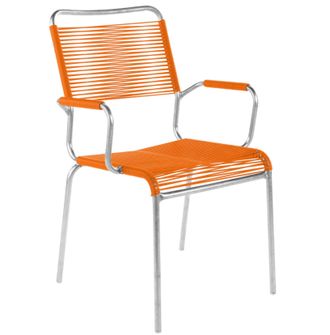 Schubiger M&ouml;bel Spaghetti-Stuhl Rigi mit Armlehnen