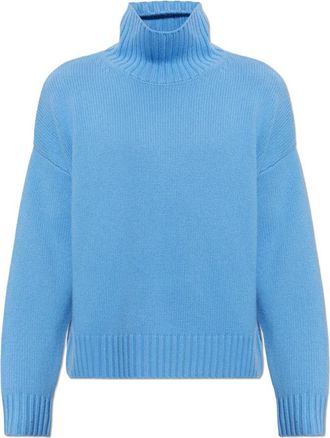 Lisa Yang Cashmere Turtleneck Olai - Heren - Cashmere truien - Blauw - 2XL - Kasjmier - Truien & Vesten