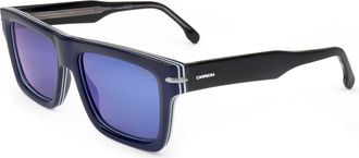 Carrera Unisex Blue Stripes Blue 54mm Sunglasses