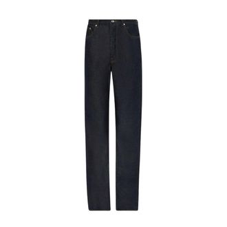 J.W.Anderson Straight Leg Jeans - Dames - Jeans - Blauw - Maat: W30 Katoen