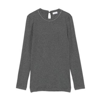 Brunello Cucinelli Mujer, Camisetas, Gris, Talla: XS