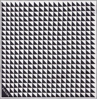 Prada Printed silk twill scarf