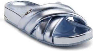 DKNY Crisscross Strap Slide Sandal in Celeste at Nordstrom Rack, Size 6.5
