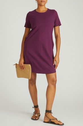 Universal Standard Halie T-Shirt Dress in Gamay Burgundy at Nordstrom, Size X-Small
