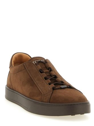 Tod's Nubuck Leather Sneaker - Brown