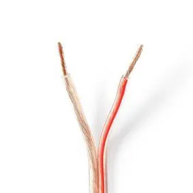 Nedis Cable Alto 2x 250 Mm Koppar 250 Metros Redondo Pvc Transparente Carrete