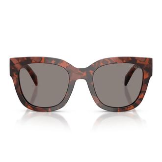 Prada Sunglasses Prc04 S 23 F80 Q Amaranth Tortoise/Dark Grey Women