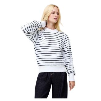 French Connection Dames/Dames Zondag Geribd Sweatshirt met Mouwen (Wit)