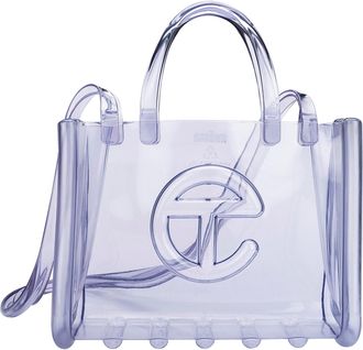 Melissa Womens Transparent Medium Jelly Shopper II x Telfar - One Size