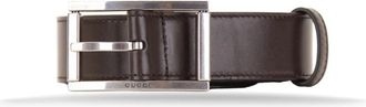 Gucci Leren Riem - Heren - Riemen - Bruin - 80 CM - Leer - Accessoires
