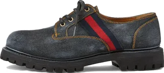 Gucci Denim Derby Shoes Navy 761990-FACG0-1098