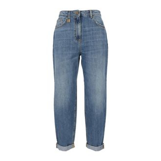 Elisabetta Franchi Dames, Jeans, Blauw, Maat: W27