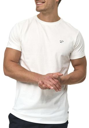 Indicode Rundhalsshirt INDICODE INKloge, Herren, Gr. XXL, weiss (sanftes wei&szlig;), Single Jersey, Obermaterial: 100% Baumwolle, unifarben, regular fit normal, Run