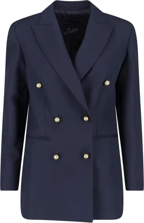 Seafarer Navy Double-Breasted Blazer