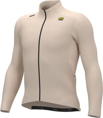 Al&eacute; R-EV1 Warm Race L/S Jersey Velotrikot f&uuml;r Herren | beige