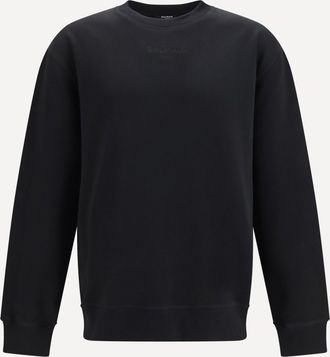 Balmain Felpa girocollo con logo ricamato Man XL