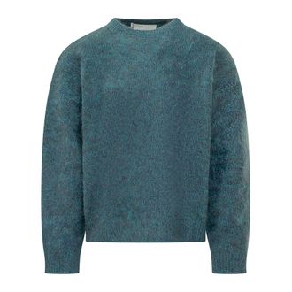 Amaranto Jersey de punto con cuello redondo - Knitwear - Hombre - Azul - S