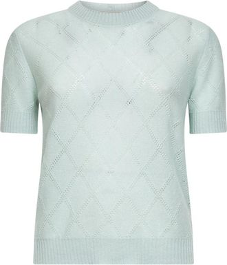 Blanca Vita Cashmere Sweater - Dames - Cashmere truien - Groen - XS - Kasjmier - Truien & Vesten