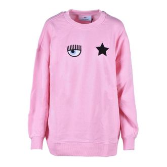 Chiara Ferragni Dames, Sweatshirts & Hoodies, Roze, Maat: XS Katoen