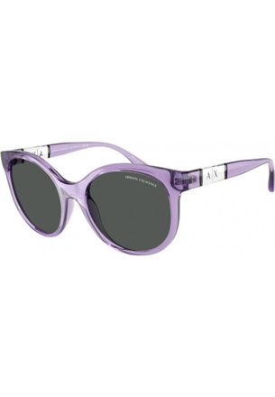 A|X Armani Exchange Womens AX4120S 54 823687 Sunglasses - Purple - One Size