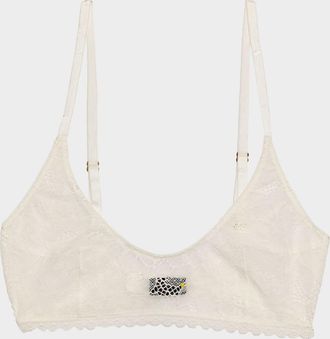 Kiki De Montparnasse Dahlia Floral Lace Soft Bra