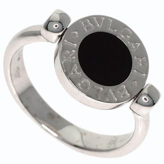 Bulgari Bvlgari Bvlgari White Gold (18K) Band Ring (Pre-Owned)