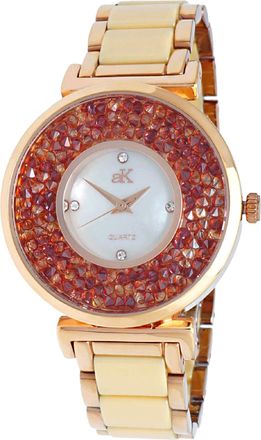 Adee Kaye Womens Pisa Mother of Pearl Dial Watch