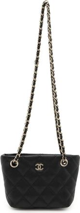 Chanel Caviar Chain Clutch Shoulder Bag