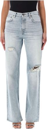 Haikure Dames, Jeans, Blauw, Maat: W28 Katoen