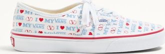 Valentino Garavani Valentino Garavani And Vans Low-Top Trainer In Valentino Vans Love Print Fabric Wo