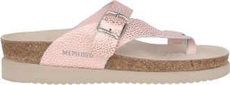 Mephisto Helen Flip Flops - Dames - Slippers - Roze - 35 EU - Leer - Schoenen