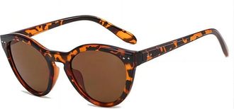 Generic Round For Womens Sunglasses with Polka Dots,C4 tortoiseshell tea,one size 2026